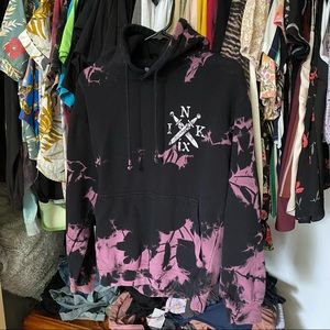 Ice Nine Kills Acid wash purple hoodie // small